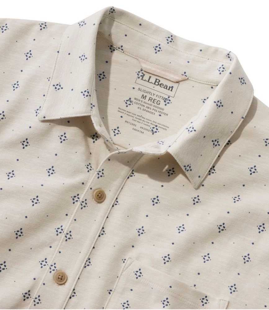 Men's Lakewashed Performance Shirts, Button-Front Shirt, Short-Sleeve, Print