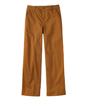 Women's Comfort Stretch Pants, Mid-Rise Wide-Leg Chino