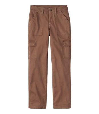Women's Comfort Stretch Pants, Mid-Rise Straight-Leg Cargo