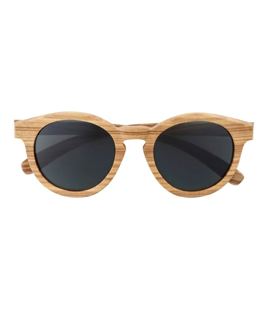 L.L.Bean DownEast Polarized Wooden Sunglasses