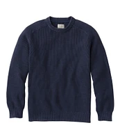 Men's Textured Washed Cotton Sweaters