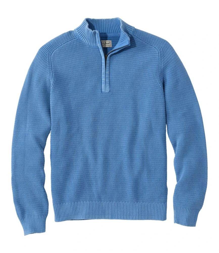 Men's Sunwashed Textured Cotton Sweater