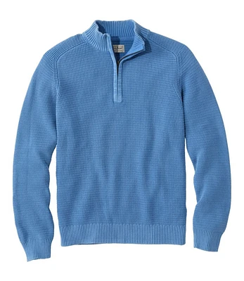 Men's Sunwashed Textured Cotton Sweater
