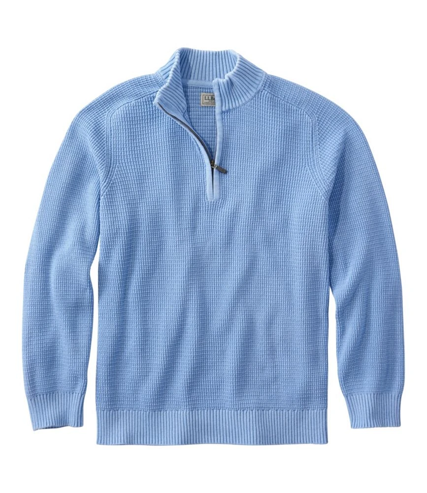Men's Sunwashed Textured Cotton Sweater