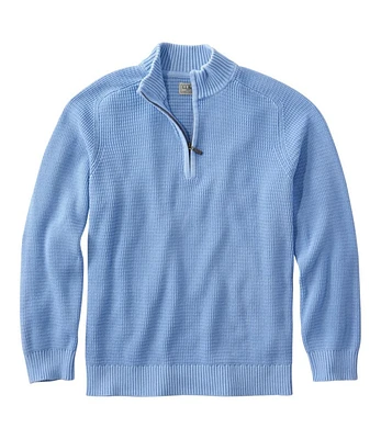 Men's Sunwashed Textured Cotton Sweater