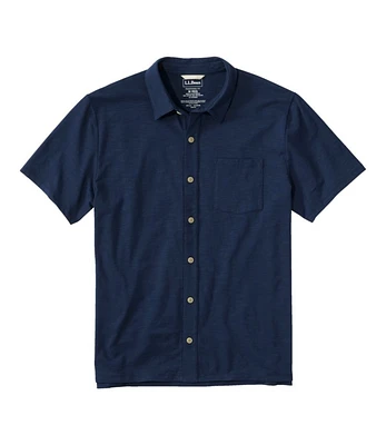 Men's Lakewashed Performance Shirts, Button-Front Shirt, Short-Sleeve