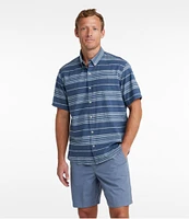 Men's Backyard BBQ Shirt, Short-Sleeve, Traditional Untucked Fit