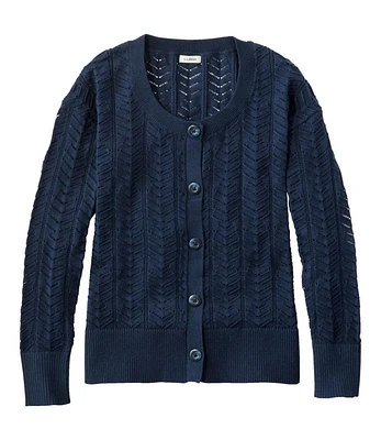Women's Frye Island Pointelle Sweater, Cardigan