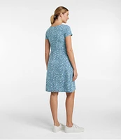 Women's Easy Cotton Fit-and-Flare Dress, Pattern