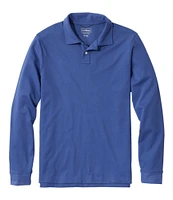 Men's Comfort Stretch Performance® Polo, Long-Sleeve, Slightly Fitted