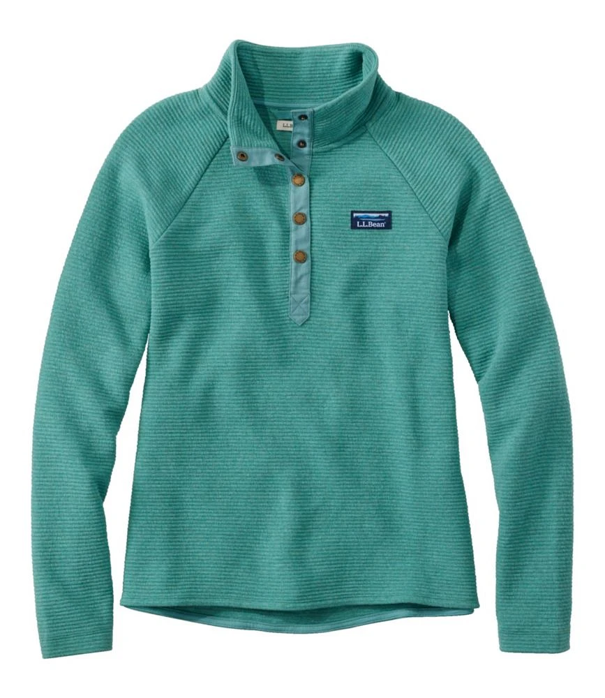 Women's Lakewashed Double-Knit Quarter-Snap
