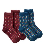 Kids' Sweater Weather Socks, Two-Pack