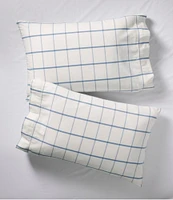 Peached Cotton Sheet Collection, Windowpane