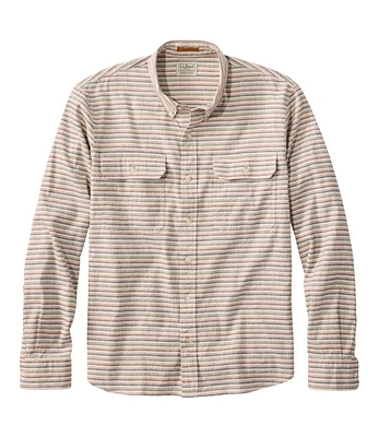 Men's Stonecoast Hemp Shirt, Slightly Fitted Untucked Fit, Stripe