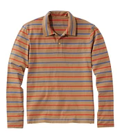 Men's Signature Stonecoast Polo, Long-Sleeve, Stripe