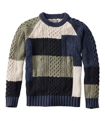 Men's Signature Cotton Fisherman Sweater, Crewneck