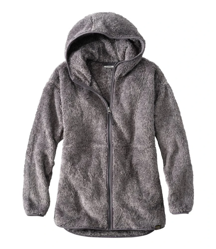 Women's L.L.Bean Hi-Pile Fleece Jacket, Long Hooded