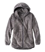 Women's L.L.Bean Hi-Pile Fleece Jacket, Long Hooded