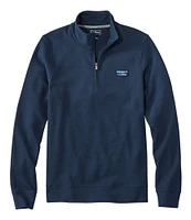 Men's Comfort Stretch Performance Piqué, Quarter-Zip Pullover