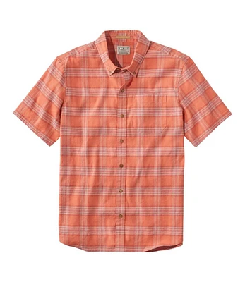 Men's Stonecoast Hemp Shirt, Short-Sleeve, Slightly Fitted Untucked Fit