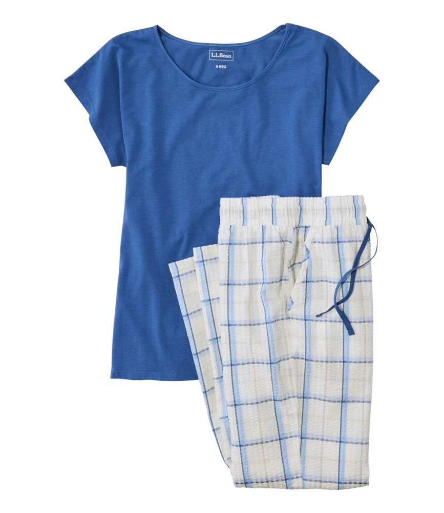 Women's L.L.Bean Seacoast Seersucker Pajama Pant Set