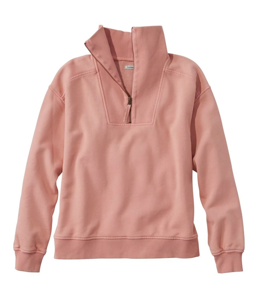 Women's Sunwashed Sweats, Quarter-Zip