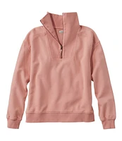 Women's Sunwashed Sweats, Quarter-Zip