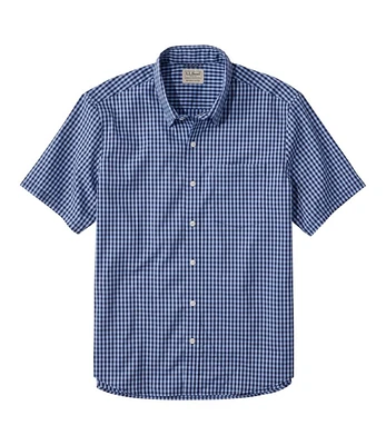 Men's Comfort Stretch Performance® Shirt, Short-Sleeve, Slightly Fitted Untucked Fit