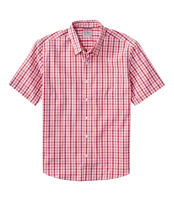 Men's Comfort Stretch Performance® Shirt, Short-Sleeve, Slightly Fitted Untucked Fit