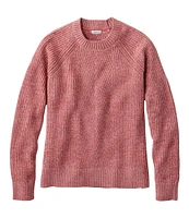 Women's Mariner Shaker Mixed-Stitch Sweater, Crewneck