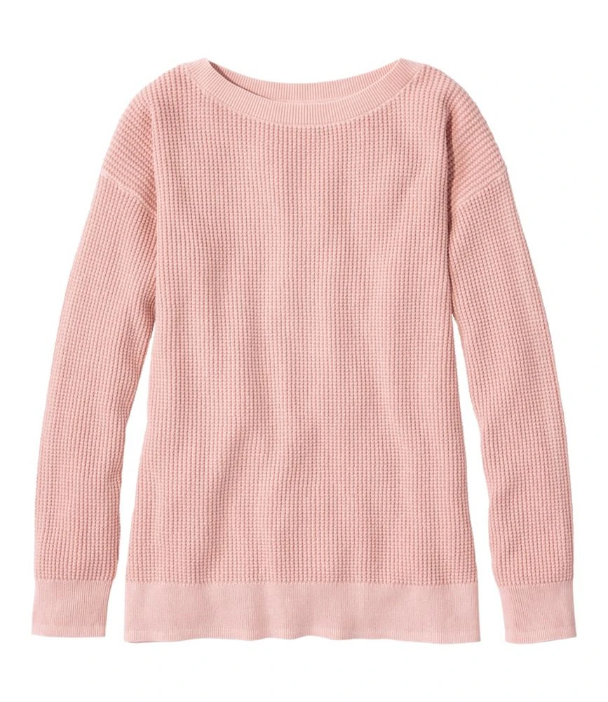 Women's Sunwashed Waffle Sweater, Pullover