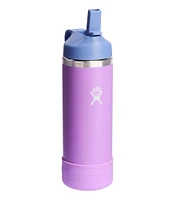 Kids' Hydro Flask Wide Mouth Straw Cap And Boot, 18 oz.