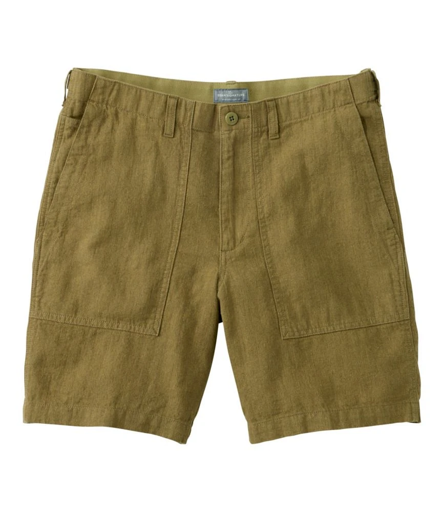 Men's Signature Herringbone Shorts, 8"