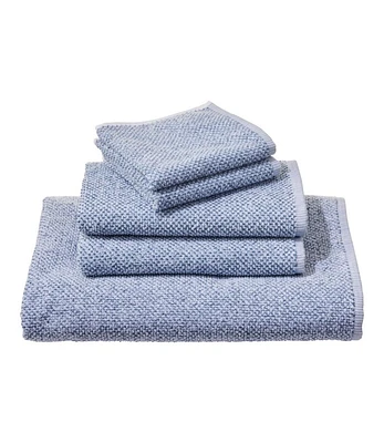 Organic Textured Cotton Towel, Marled