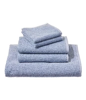 Organic Textured Cotton Towel, Marled