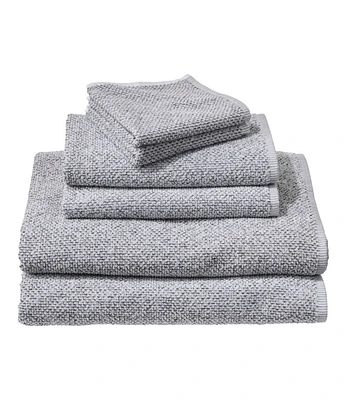 Organic Textured Cotton Towel Set, Marled