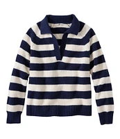 Women's SuperSoft Waffle Sweater, Polo Stripe