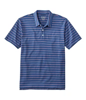 Men's Comfort Stretch Performance Polo, Short-Sleeve, Slightly Fitted, Stripe