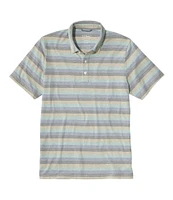 Men's Comfort Stretch Performance® Pima Polo, Short-Sleeve, Stripe