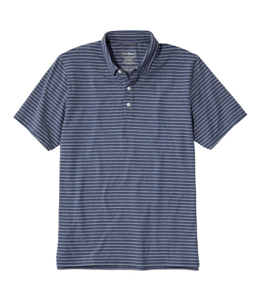 Men's Comfort Stretch Performance Pima Polo, Short-Sleeve, Stripe