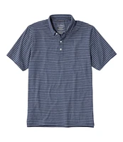 Men's Comfort Stretch Performance Pima Polo, Short-Sleeve, Stripe