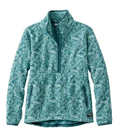 Women's L.L.Bean Sweater Fleece Half-Zip Pullover, Print