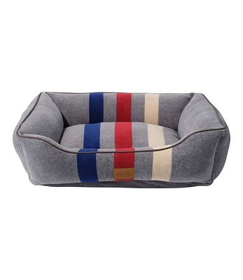 Cabin Stripe Dog Bed