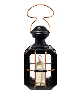 Barebones Box Lantern with Flameless Candle Set