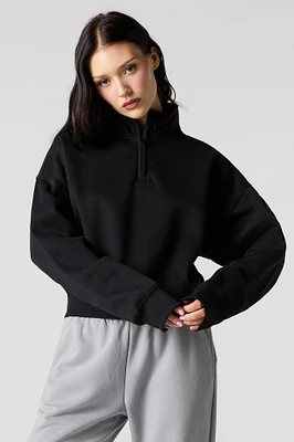 Quarter Zip Fleece Sweatshirt