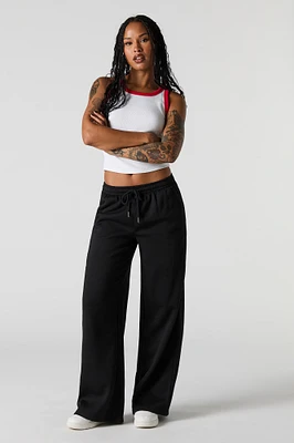 Fleece Wide Leg Sweatpant