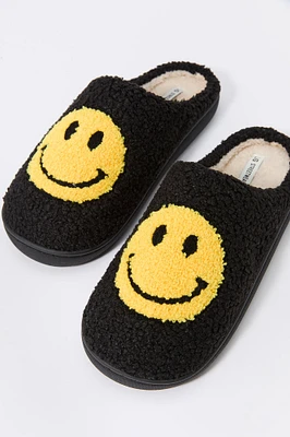 Happy Face Sherpa Slipper