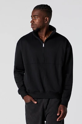 Half Zip Fleece Sweatshirt