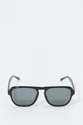 Round Aviator Sunglasses