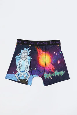 Rick and Morty Print Boxer Brief